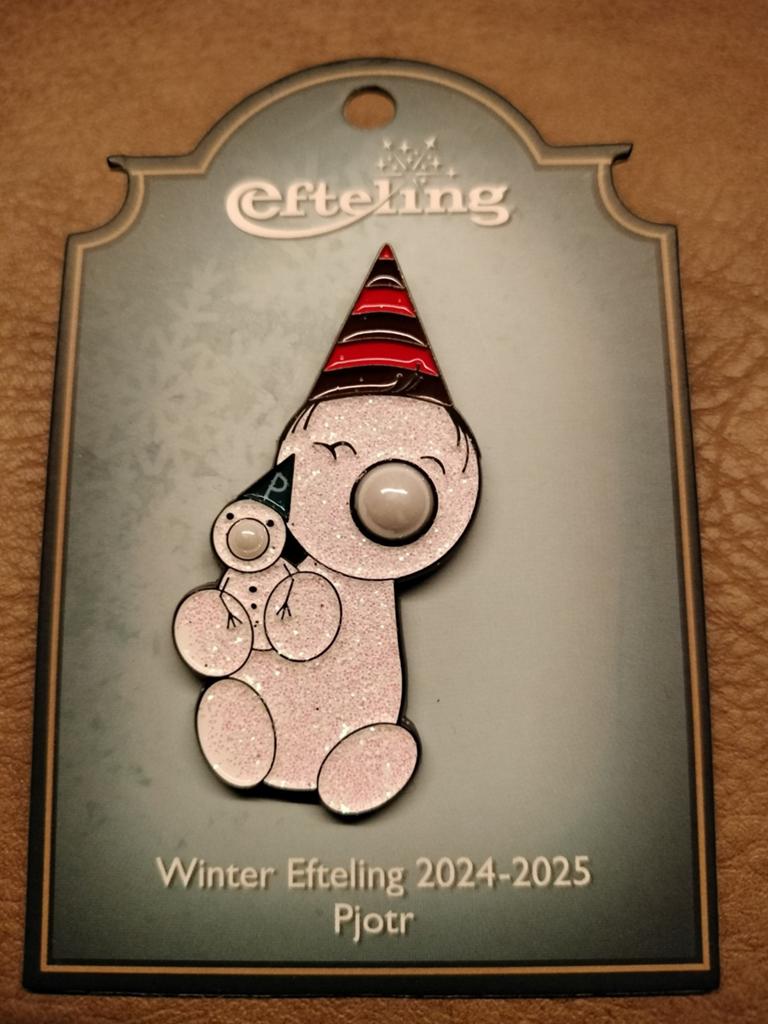 Efteling pin: Winter Efteling 2024 - 2025 Pjotr, Verzenden, Nieuw, Button of Speldje