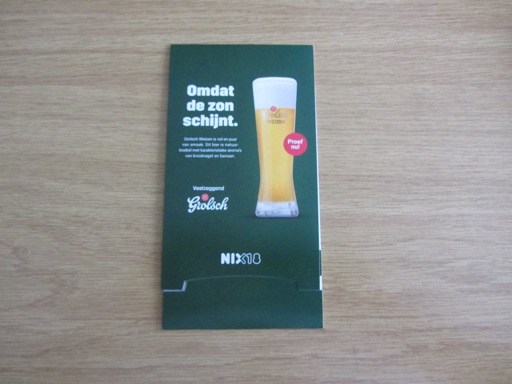grolsch tafelstandaard - weizen, Ophalen of Verzenden, Nieuw, Grolsch