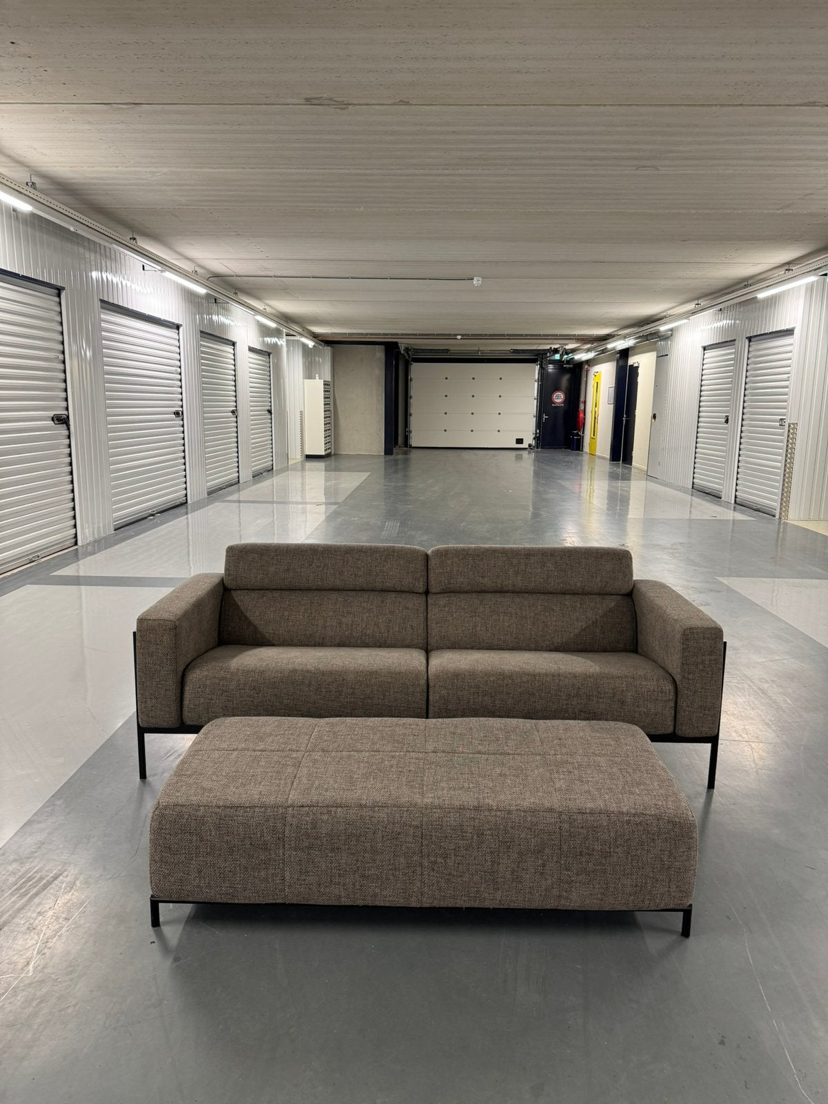 Harvink Forum 2,5-zits Designbank met Hocker #B14, Pakhuis Zuidwest, Driepersoons, 75 tot 100 cm, Ophalen of Verzenden