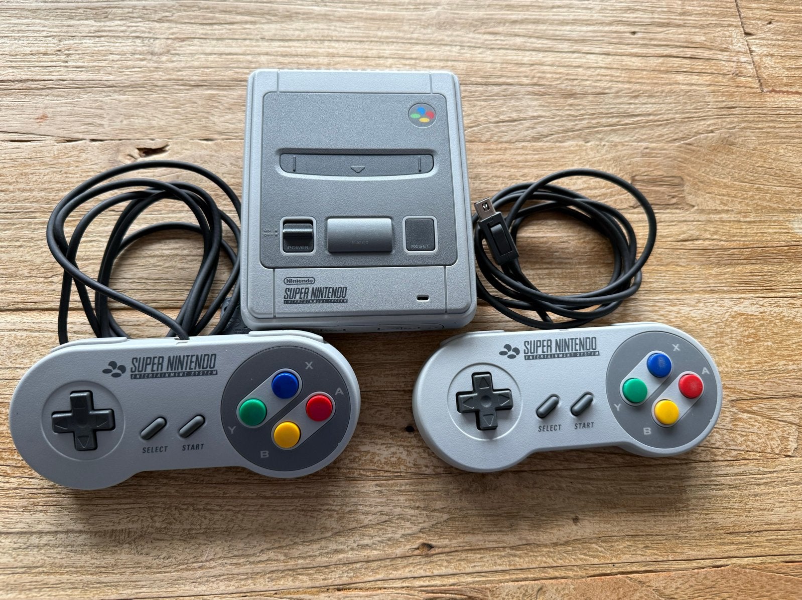Nintendo Classic mini: Super Nintendo, Ophalen of Verzenden, Gebruikt, Met 2 controllers, Met games