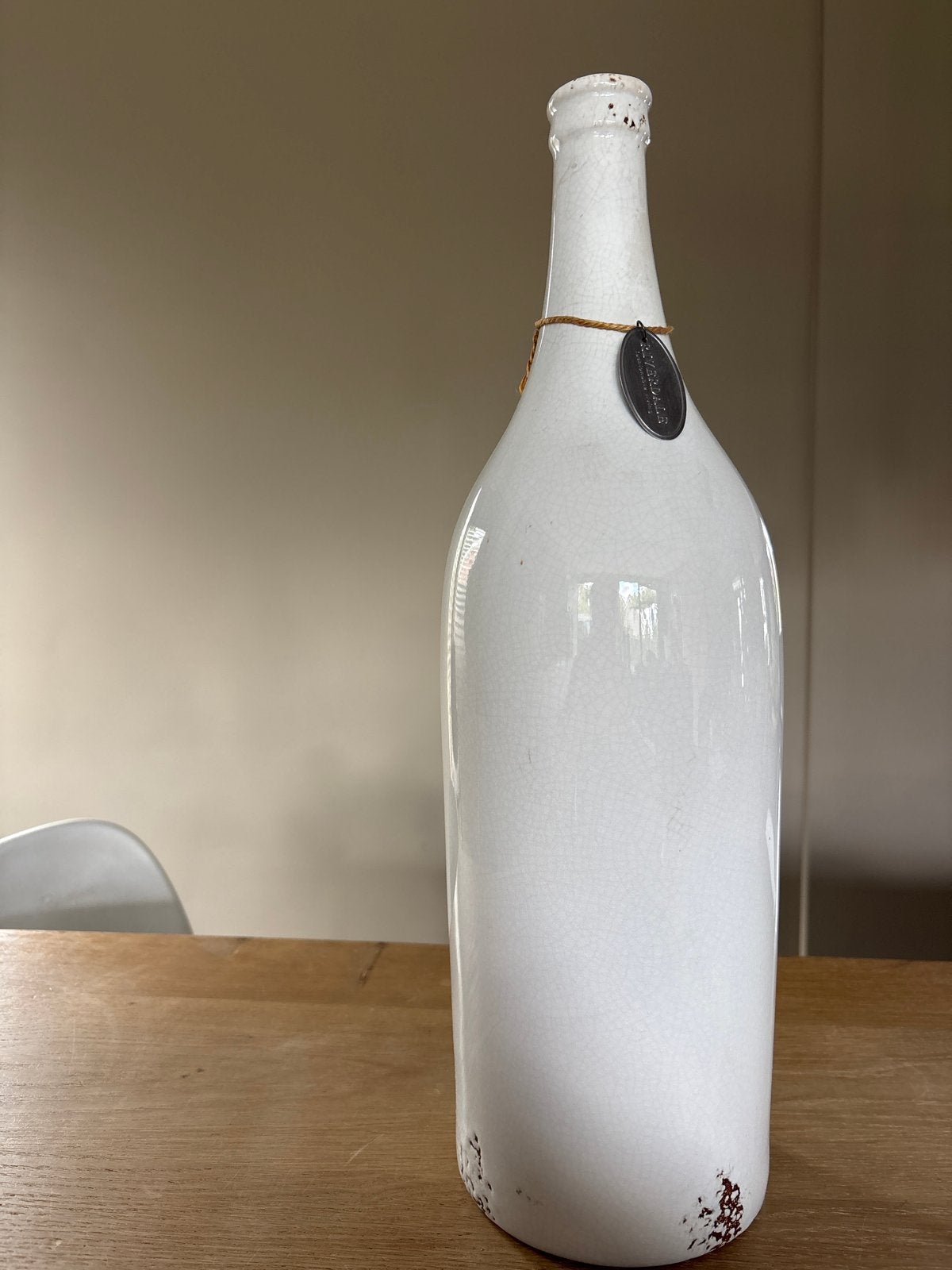 Riverdale Witte Decoratieve Fles - Keramiek, Antiek en Kunst, Ophalen