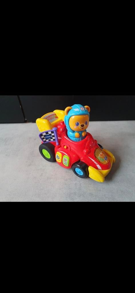 Vtech speel en leer race beer, Ophalen of Verzenden, Zo goed als nieuw, 6 maanden tot 2 jaar