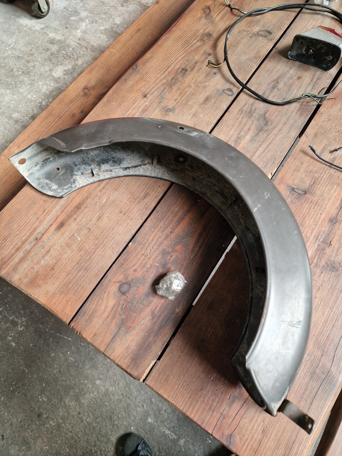 Kreidler GT 1967 Hondekop Achterspatbord, in goede staat., Ophalen of Verzenden, Gebruikt, Frame