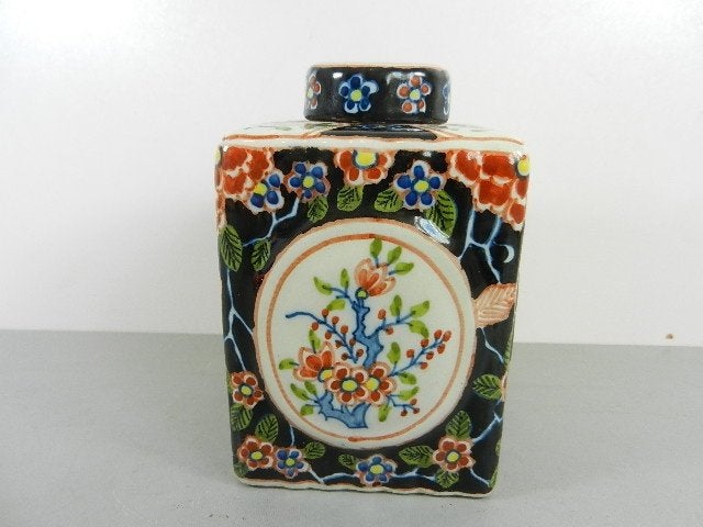 Oude Makkum Theebus Tea Caddy, Ophalen of Verzenden