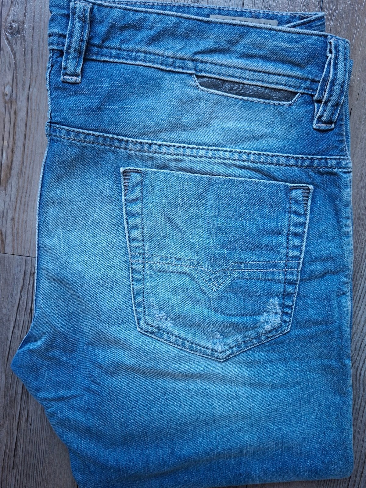 DIESEL Safado regular-slimfit jeans W32 L32, Diesel, Blauw, Nieuw, W32 (confectie 46) of kleiner