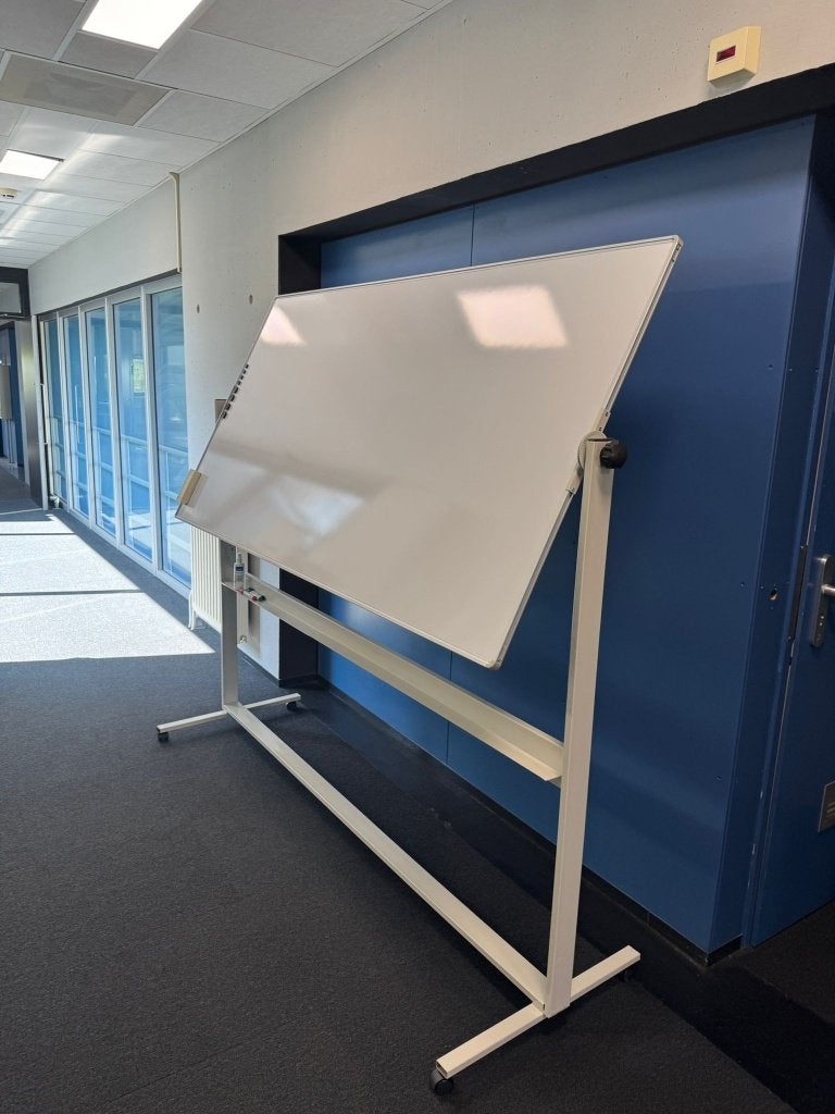 verrijdbaar whiteboard 200 x 100 cm, Ophalen, Mobiel, Zo goed als nieuw, Whiteboard