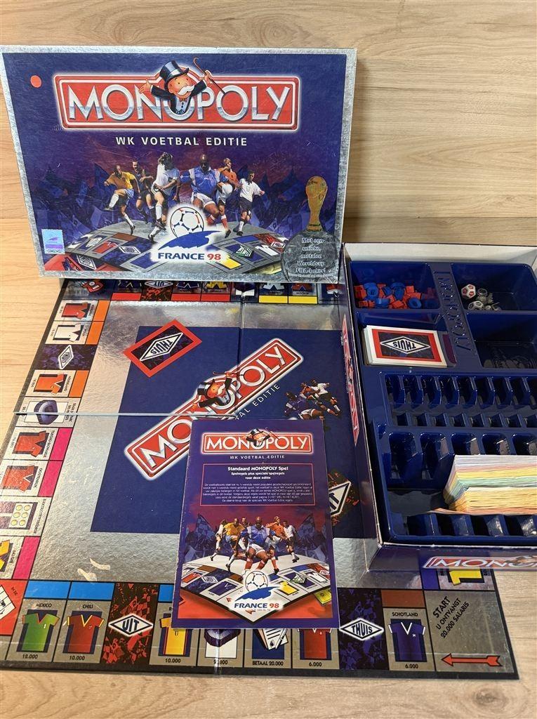 monopoly wk voetbal editie france 98 - s6932, Verzenden, Zo goed als nieuw