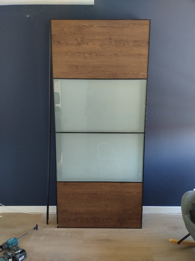 Schuifdeuren  IKEA pax kast, Ophalen, 200 cm of meer, 50 tot 100 cm, Zo goed als nieuw