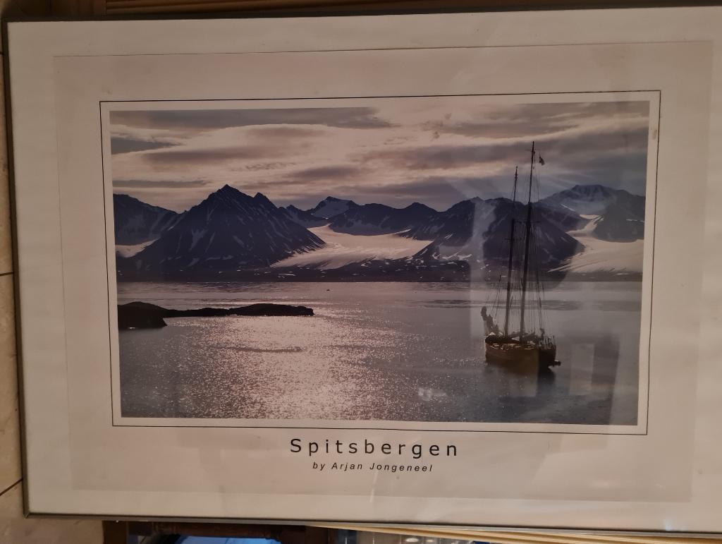 Prachtige Ingelijste Fotoposter Spitsbergen Arjan Jongeneel, Ophalen