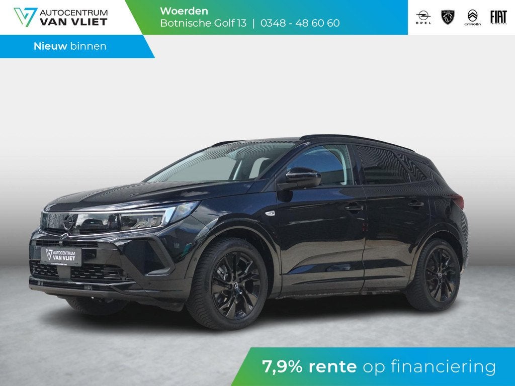 Opel Grandland X 1.6 Turbo Hybrid4 Business Elegance Trekhaa, Auto's, Opel, 12 maanden, Euro 6, 4 cilinders, Alcantara