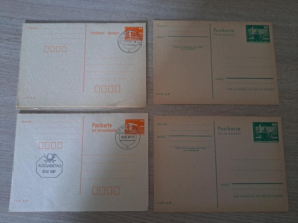 DDR briefkaarten (6), Ophalen of Verzenden, Briefkaart