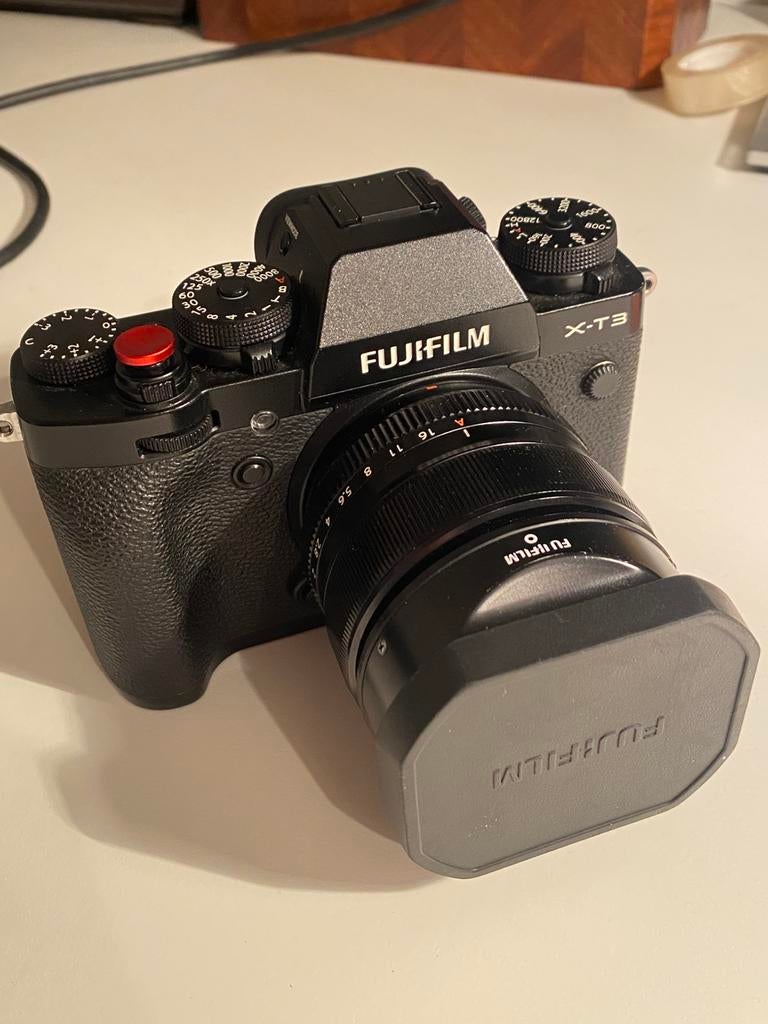 Fujifilm X-T3 ZGAN zwart, Ophalen of Verzenden, Zo goed als nieuw, Fuji, Geen optische zoom