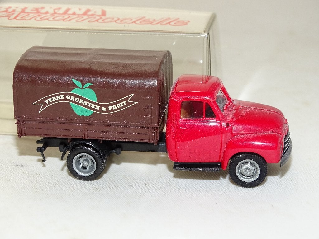 1/87 Brekina Opel Blitz Groentekar, Ophalen of Verzenden, Nieuw, Bus of Vrachtwagen, Brekina