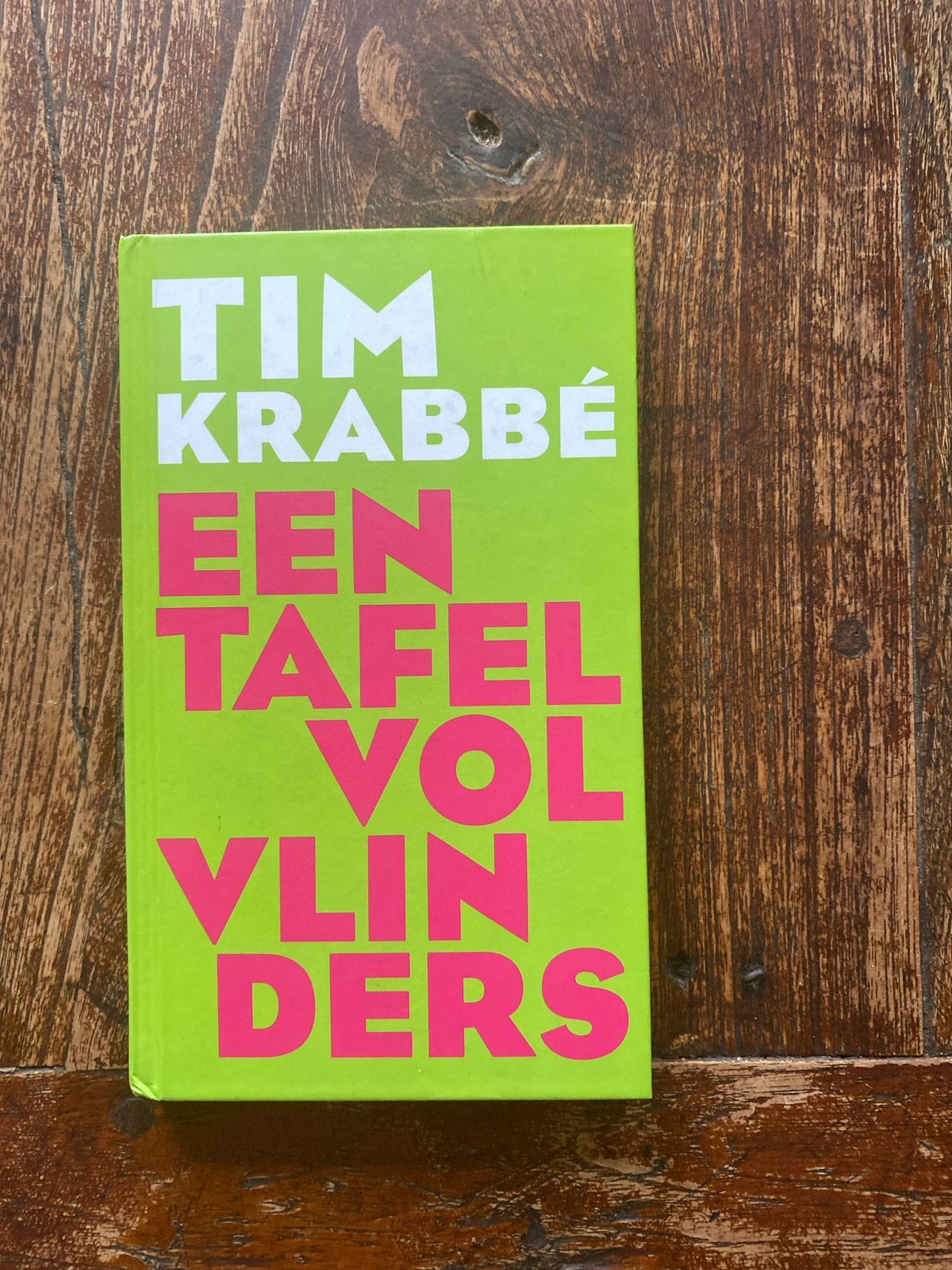Tim Krabbé - Een Tafel Vol Vlinders, Boeken, Ophalen of Verzenden, Zo goed als nieuw