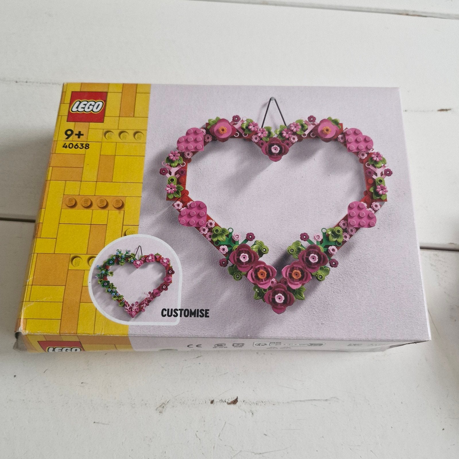 Lego 40638 Hartvormige Krans, Inclusief doos, Lego, Ophalen of Verzenden, Zo goed als nieuw