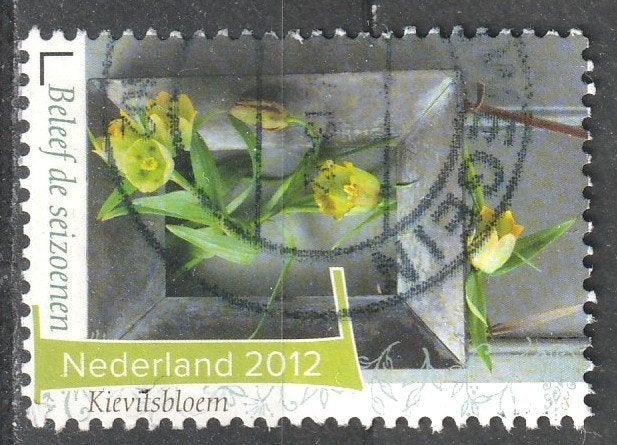 nvph 2961 beleef de seizoenen 2012 Kievitsbloem, Verzenden, Na 1940, Gestempeld