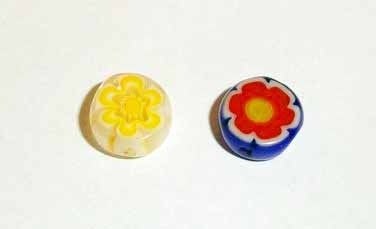 Kralen Millefiori stijl, Ophalen of Verzenden, Zo goed als nieuw, Kraal