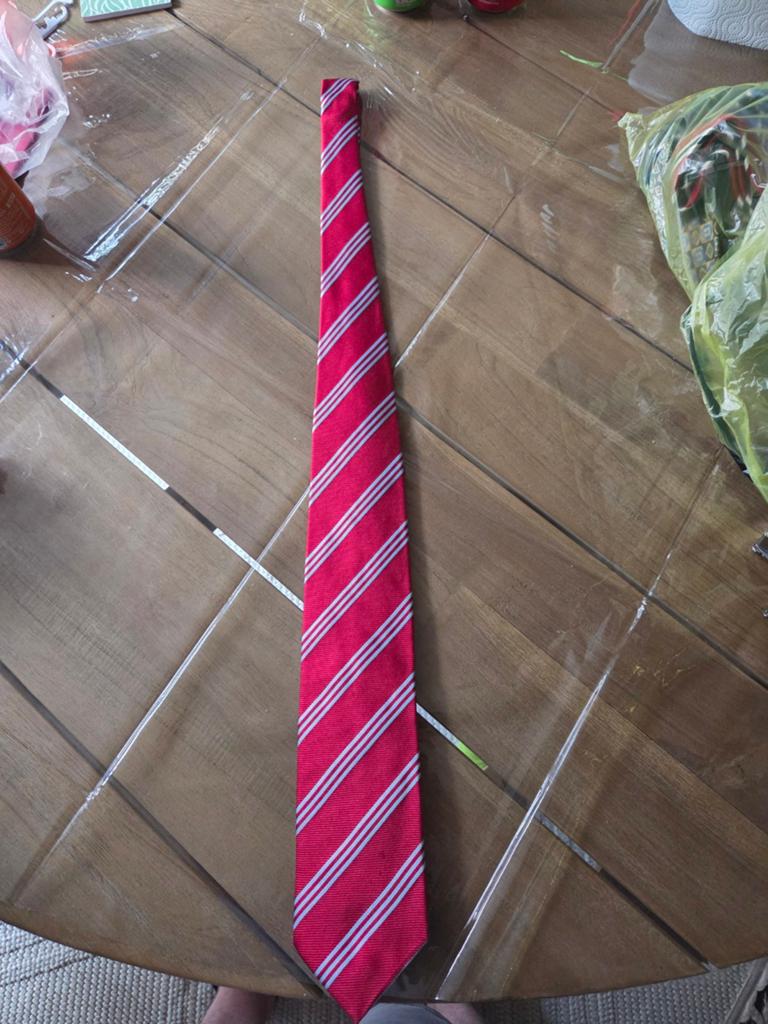Nieuwe Suitable stropdas rood met strepen, Nieuw, Ophalen of Verzenden, Suitable, Met patroon