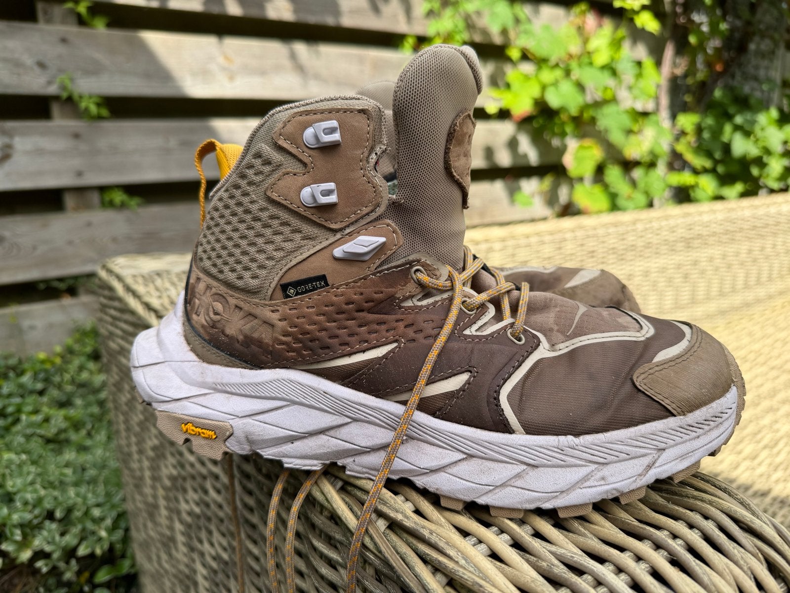 Nette Hoka Anacapa Mid GTX Gore-Tex bergschoenen waterdicht, Ophalen of Verzenden, Gebruikt, Schoenen