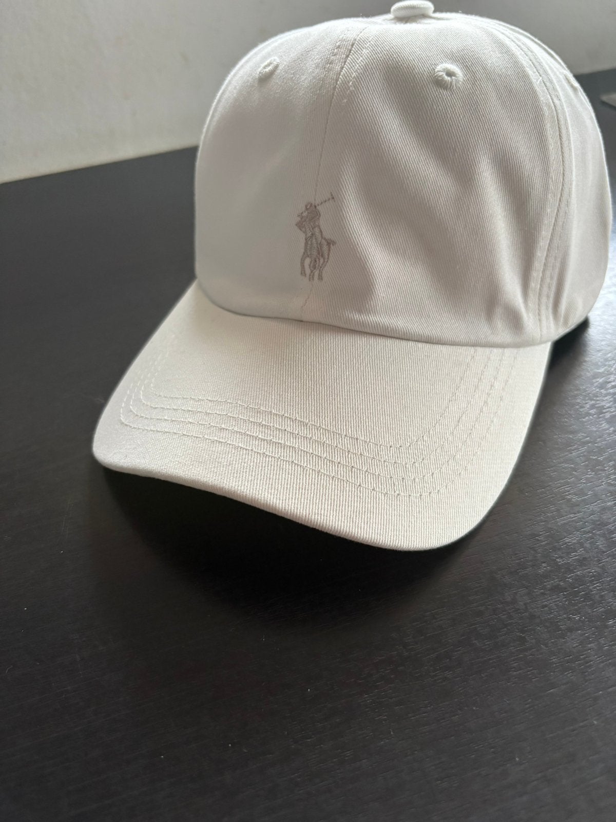 Polo Ralph Lauren pet in wit/crème, Ophalen, Zo goed als nieuw