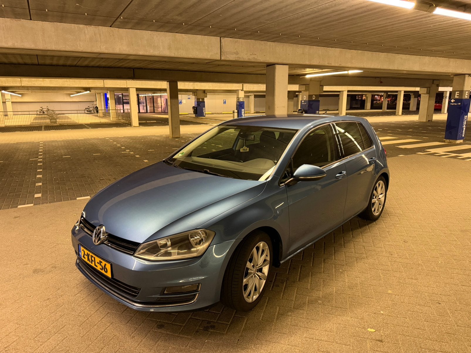 Volkswagen Golf 1.4 TSI 90KW 5D 2013 Blauw, Auto's, Voorwielaandrijving, Euro 5, 4 cilinders, Blauw