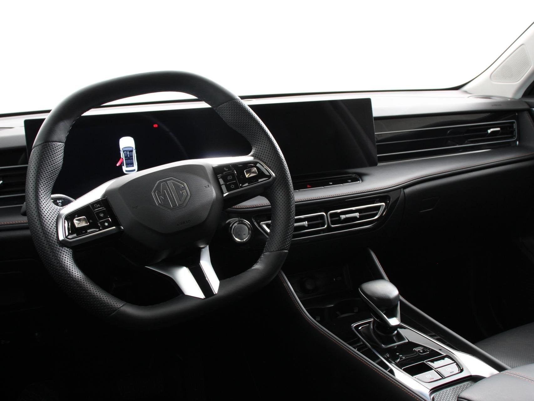 MG HS 1.5 PHEV Luxury Automaat Navigatie Apple Carplay/Andro, Auto's, Stof, Gebruikt, Overige modellen, 4 cilinders