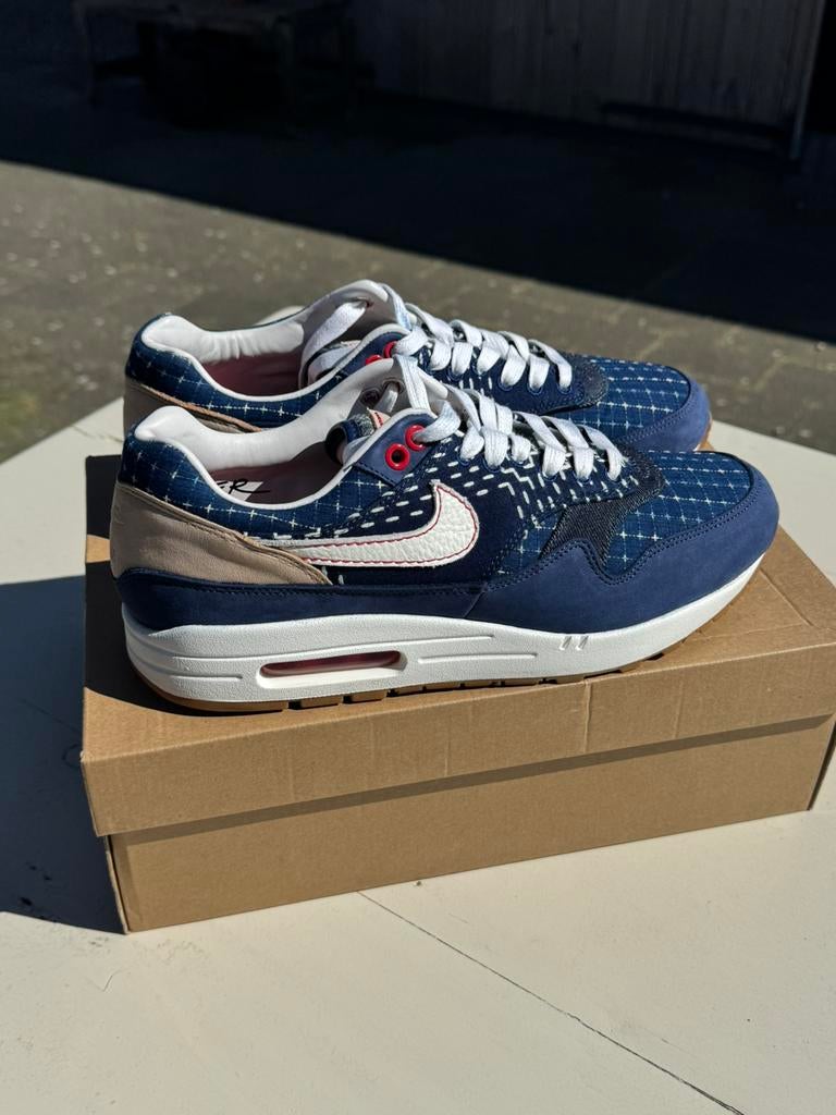 Nike Air Max 1 Denham 44,5 Eu, Kleding | Heren, Overige kleuren, Ophalen of Verzenden, Sneakers of Gympen, Zo goed als nieuw