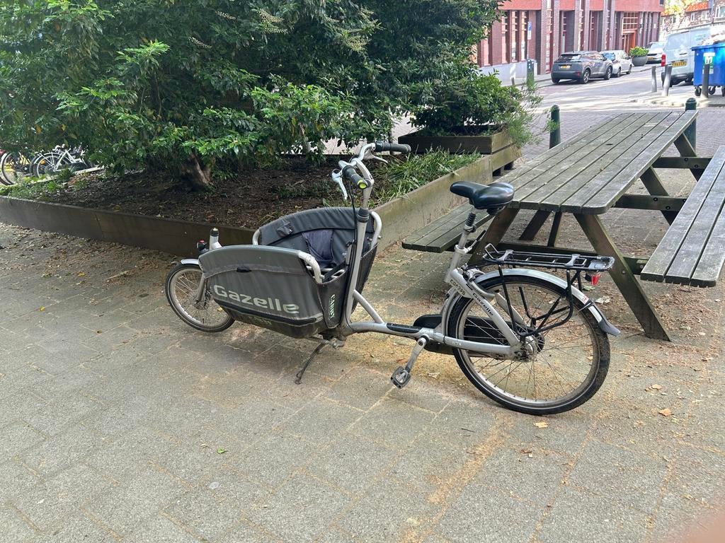Gazelle CABBY bakfiets - Ideaal voor kinderen en goederen, Ophalen, Gebruikt, Bakfiets, Wiel