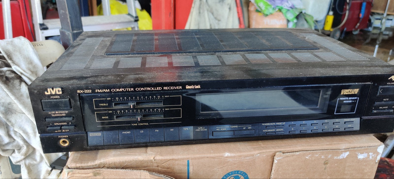 JVC RX-222 Tuner-Versterker - Gaat niet meer aan, Ophalen