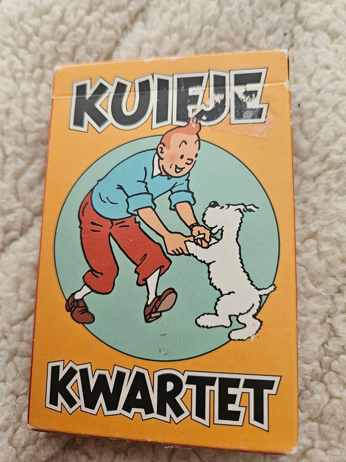 Kuifje Kwartet Kaartspel, Drie of vier spelers, Ophalen of Verzenden, Gebruikt, Casterman