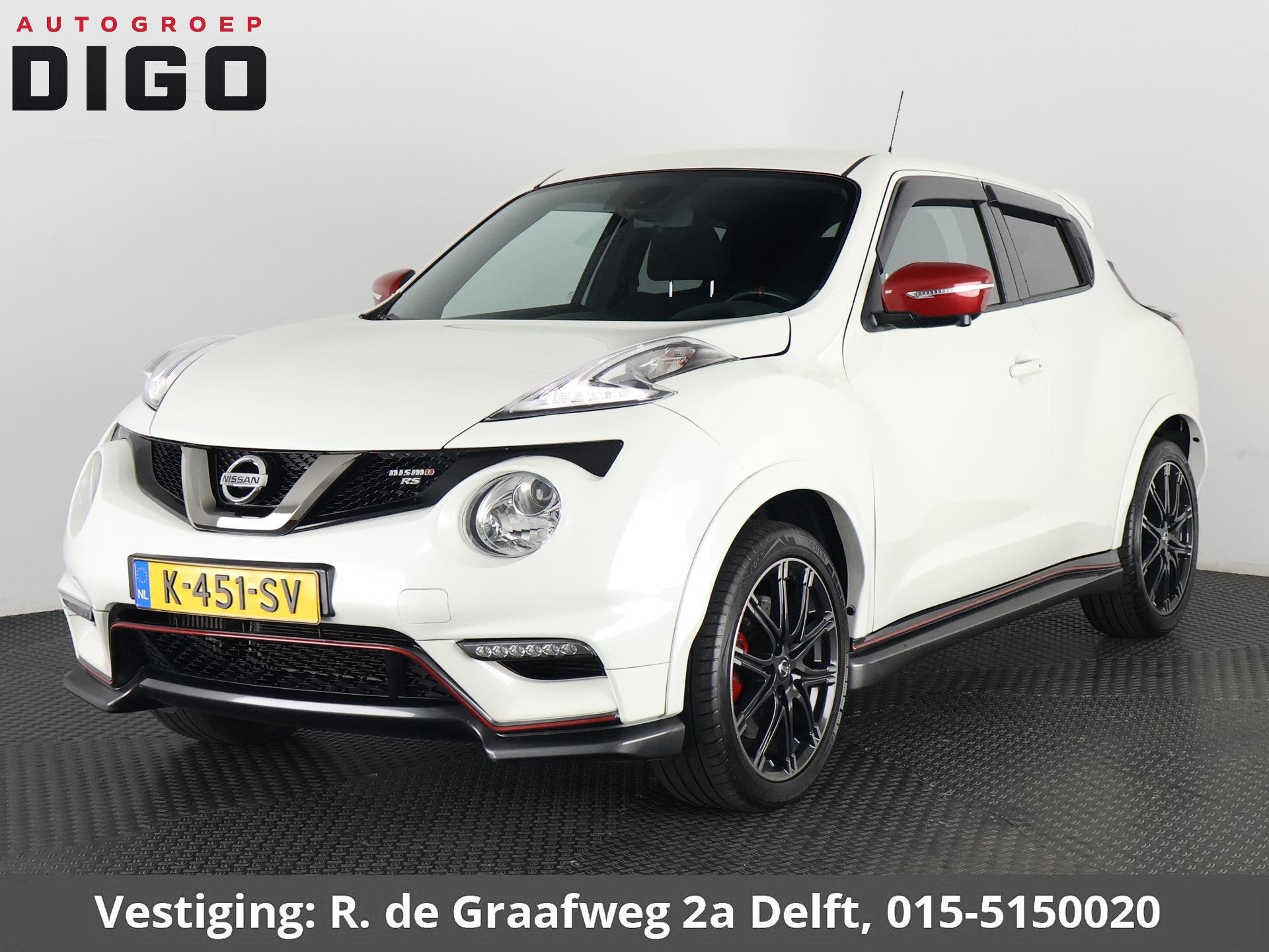 Nissan Juke 1.6 DIG-T All Mode Nismo RS | 360° Camera | Nav, Automaat, Gebruikt, 4 cilinders, Wit