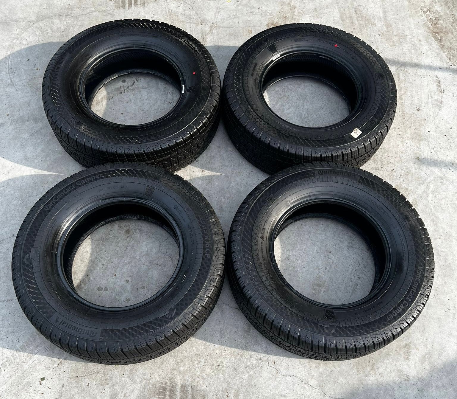 4x 225 75 R16 CP Continental Vancontact Camper CP Allweather