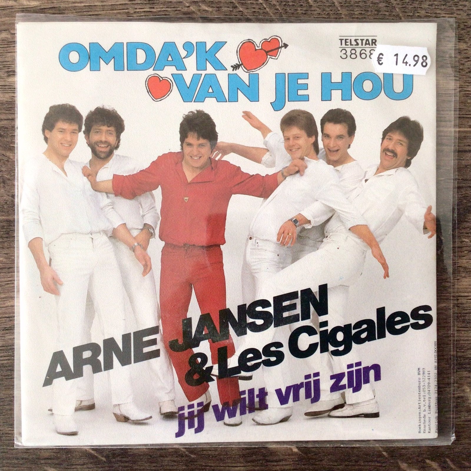 Arne Jansen & Les Cigales - omda’k van je hou, Ophalen of Verzenden, Zo goed als nieuw, Nederlandstalig