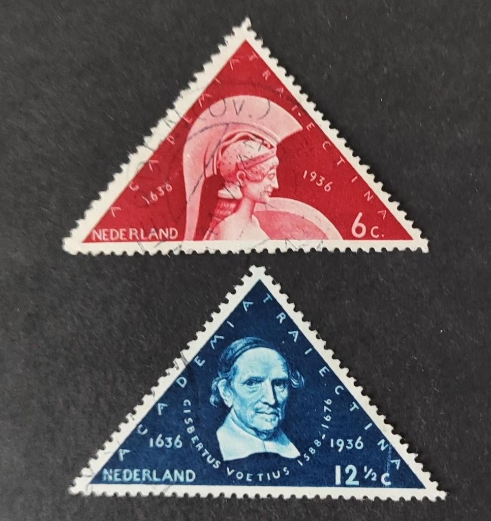 nederland nvph 287 288, Postzegels en Munten, Postzegels | Nederland, Verzenden, T/m 1940, Gestempeld