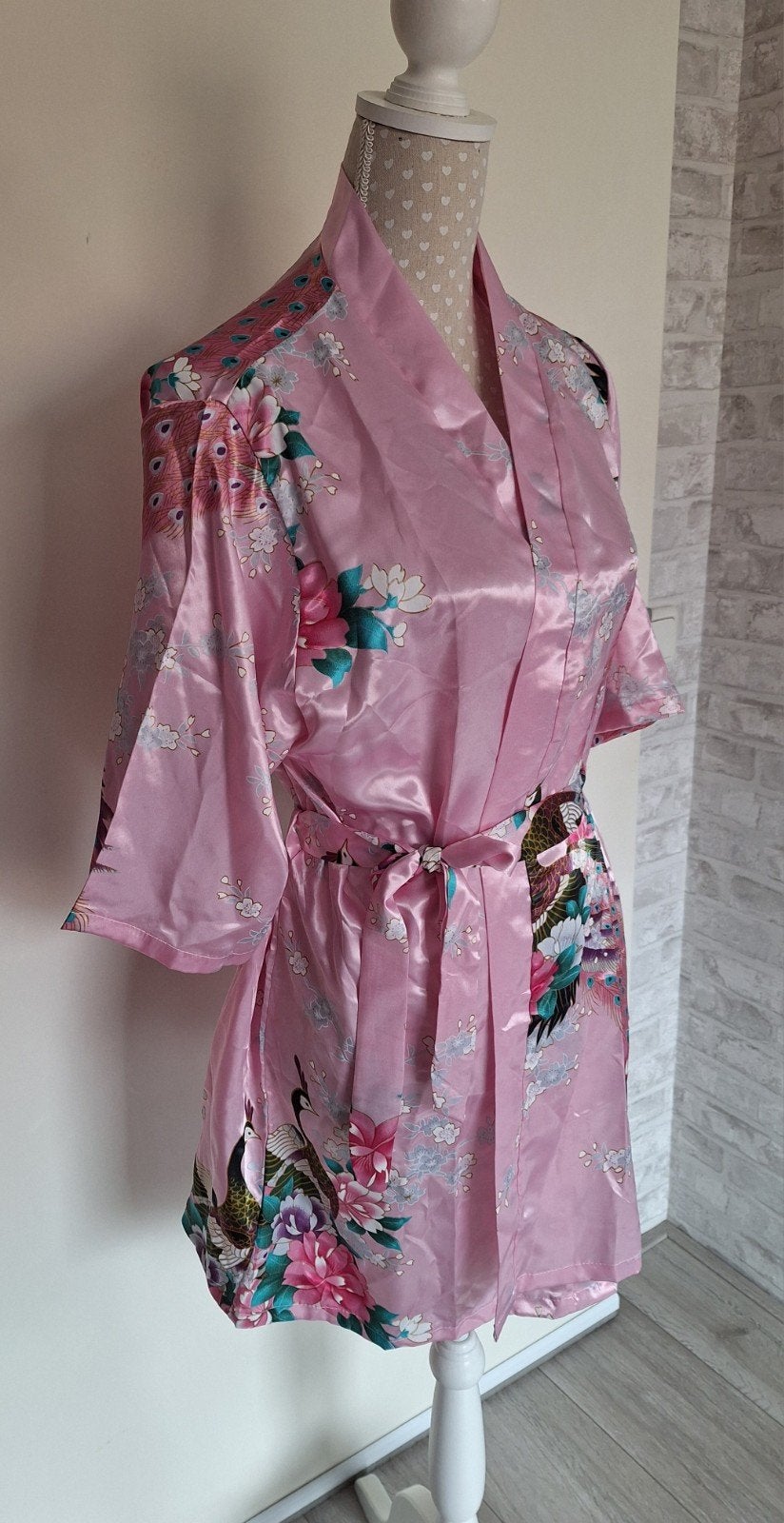 kimono/ochtendjas., Kleding | Dames, Pyjama's, Ophalen of Verzenden, Zo goed als nieuw, Maat 38/40 (M)