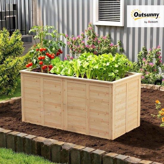 Verhoogde Plantenbak – Houten Tuinbak – Kweekbak, Corvance B.V., Verzenden, Nieuw, Corvancebol@gmail.com