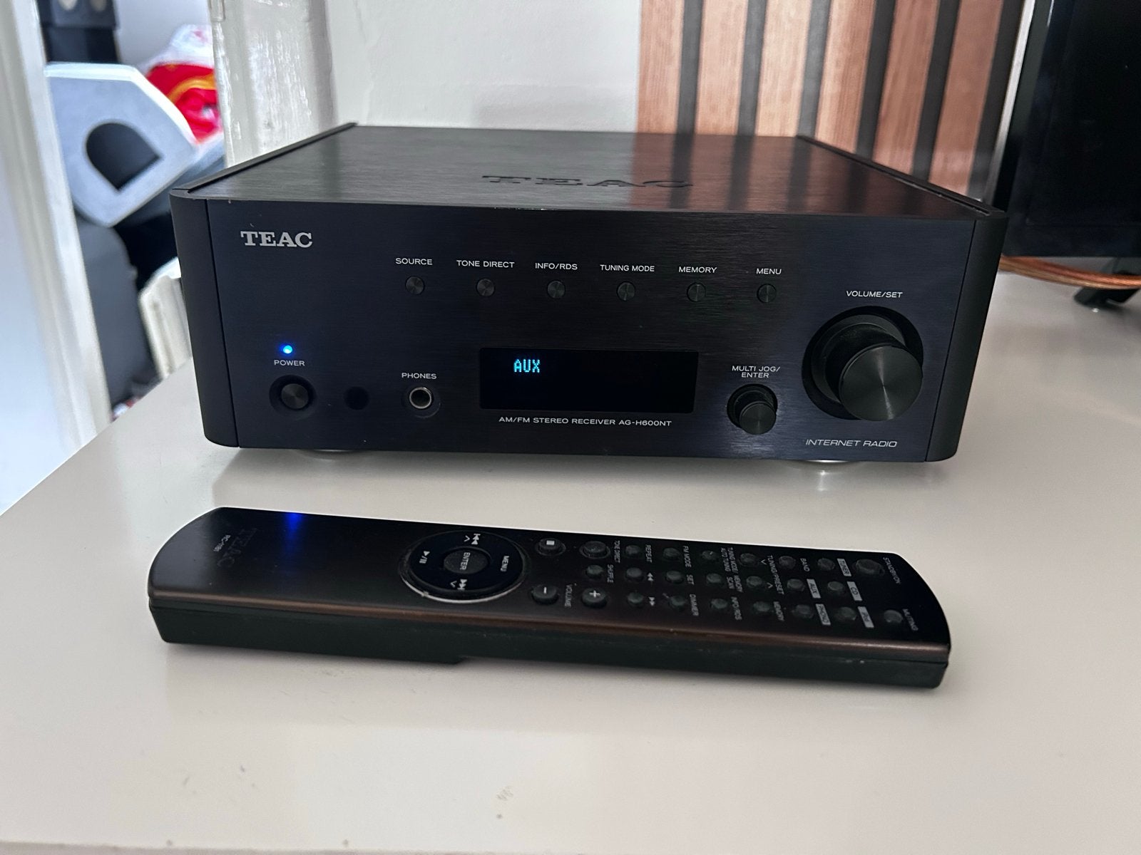 TEAC AG-H600NT Stereo Receiver met Internet Radio, Overige merken, Ophalen of Verzenden, Zo goed als nieuw, Minder dan 60 watt