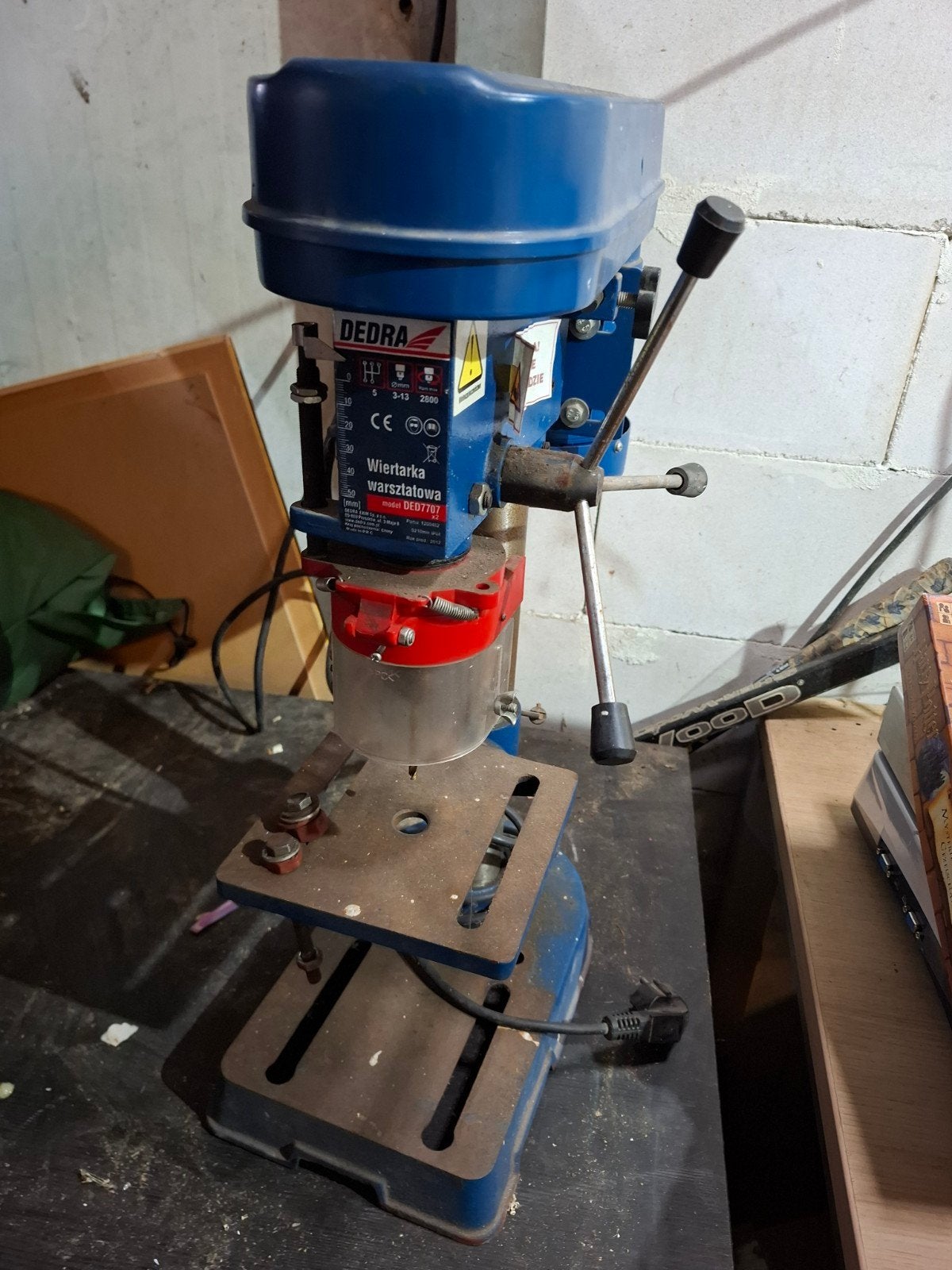 DEDRA DED7707 Kolomboormachine - Gebruikt, Ophalen, Gebruikt, DEDRA EXIM Sp. z o.o., 05-800 Pruszków, ul. 3 Maja 8, Kolomboormachine