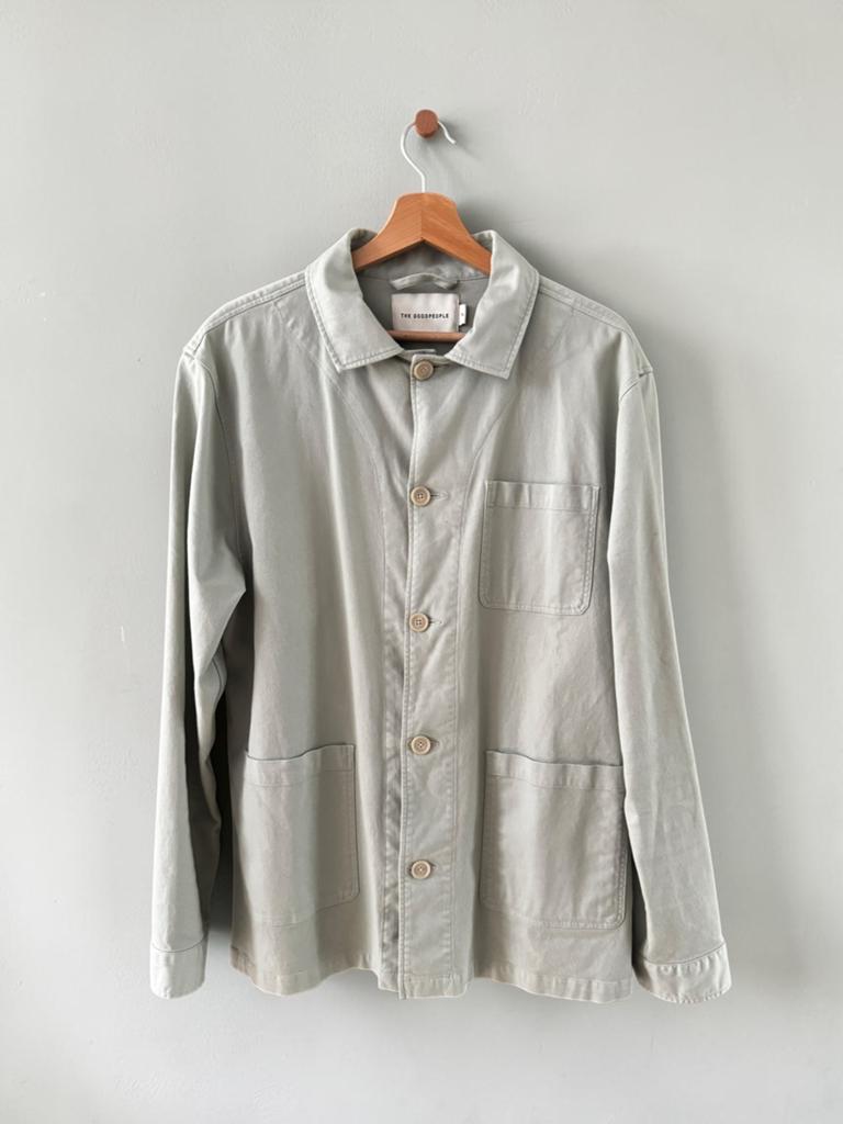The goodpeople blouse overhemd mint groen L large jack, Ophalen of Verzenden, Zo goed als nieuw, Maat 52/54 (L), Groen