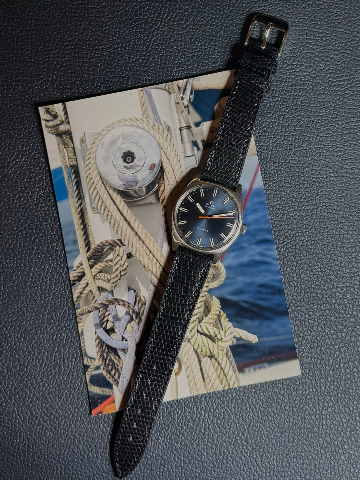 Zeldzame Omega Genève "Ultraman" ref. 165.041 uit 1968, Staal, Polshorloge, Ophalen of Verzenden, Omega