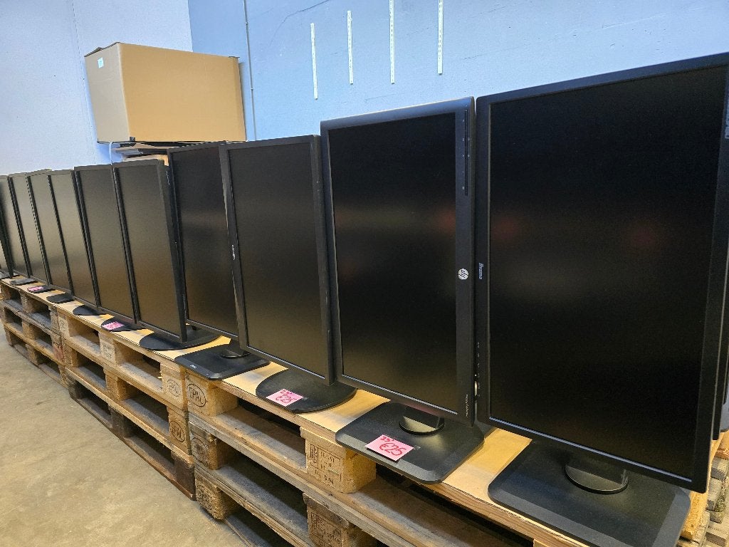 OPRUIMING: Diverse 22/23" HP+Lenovo+Philips+Iiyama monitoren, Ophalen, IPS, Refurbished, Full HD