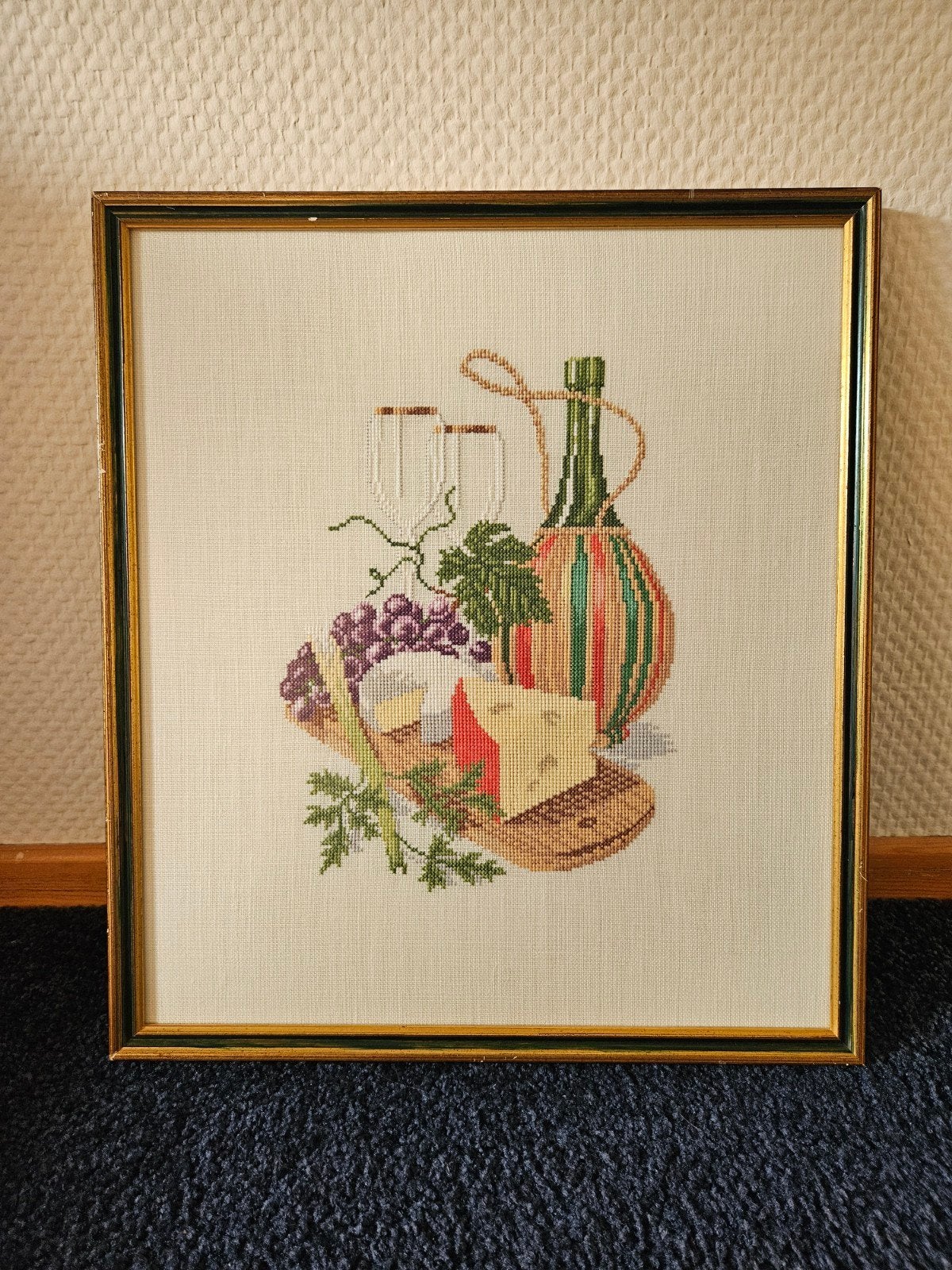 zelf geborduurd schilderij, Ophalen, Minder dan 50 cm, Schilderij, 5 – 50