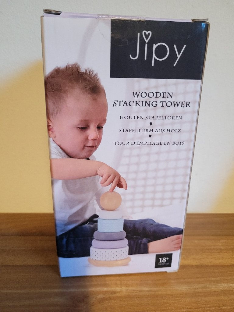 Houten Stapel Toren Jipy. Nieuw, Ophalen of Verzenden, Nieuw, Overige typen