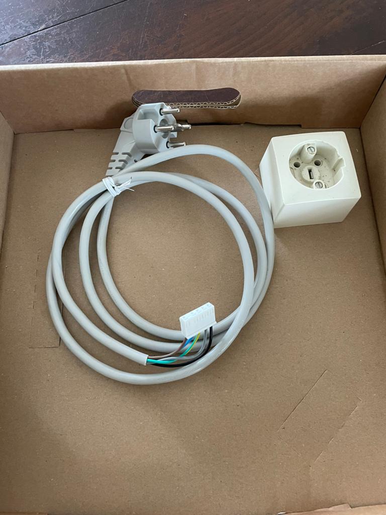 Itho Daalderop Perilex snoer met stopcontact 1.80m, Ophalen of Verzenden, Gebruikt, Kabel of Snoer