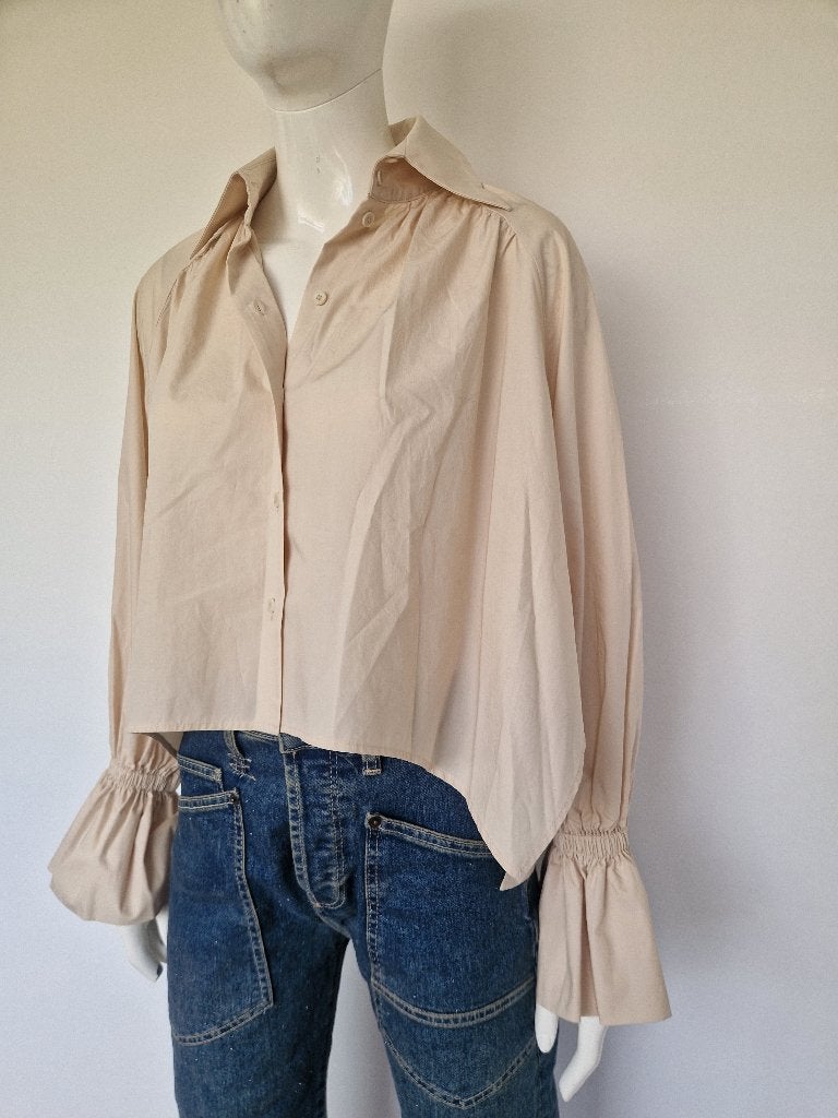 DRYKORN Vaelie blouse | Maat 2 | Beige |, Drykorn, Nijmegen, Beige, Verhip-vintage.nl