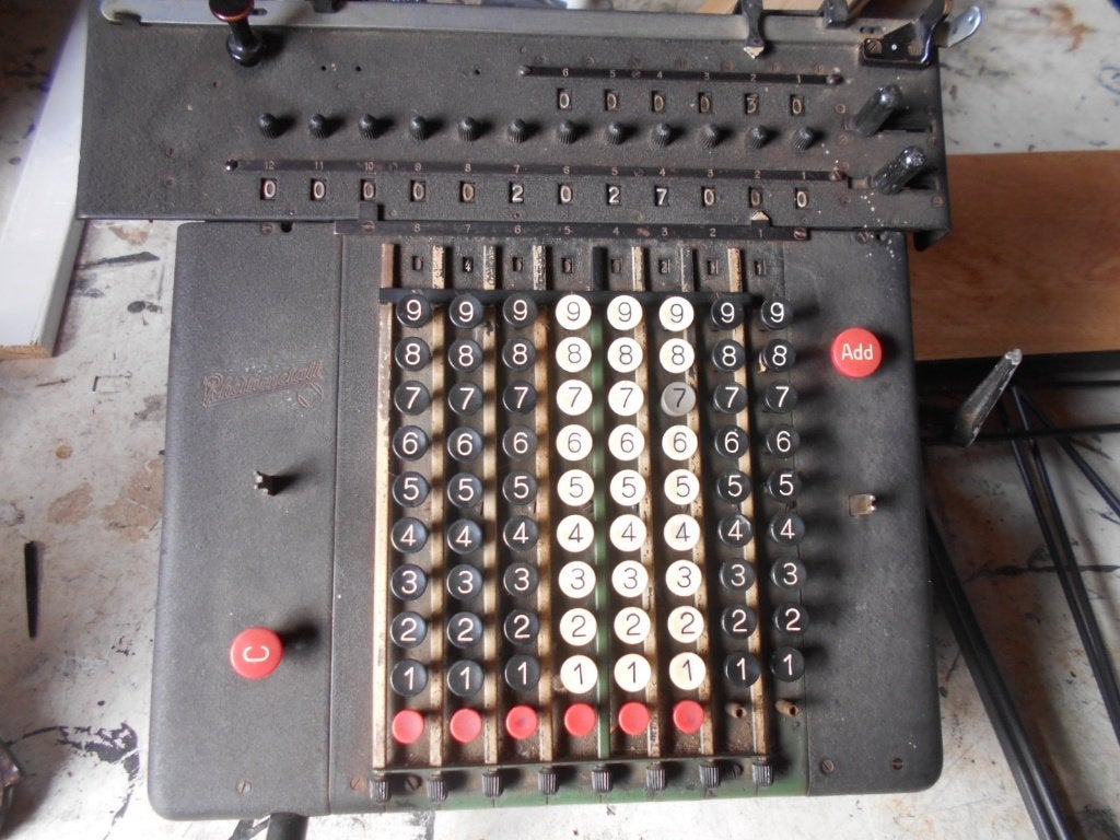 Antieke telmachine, Antiek en Kunst, Ophalen