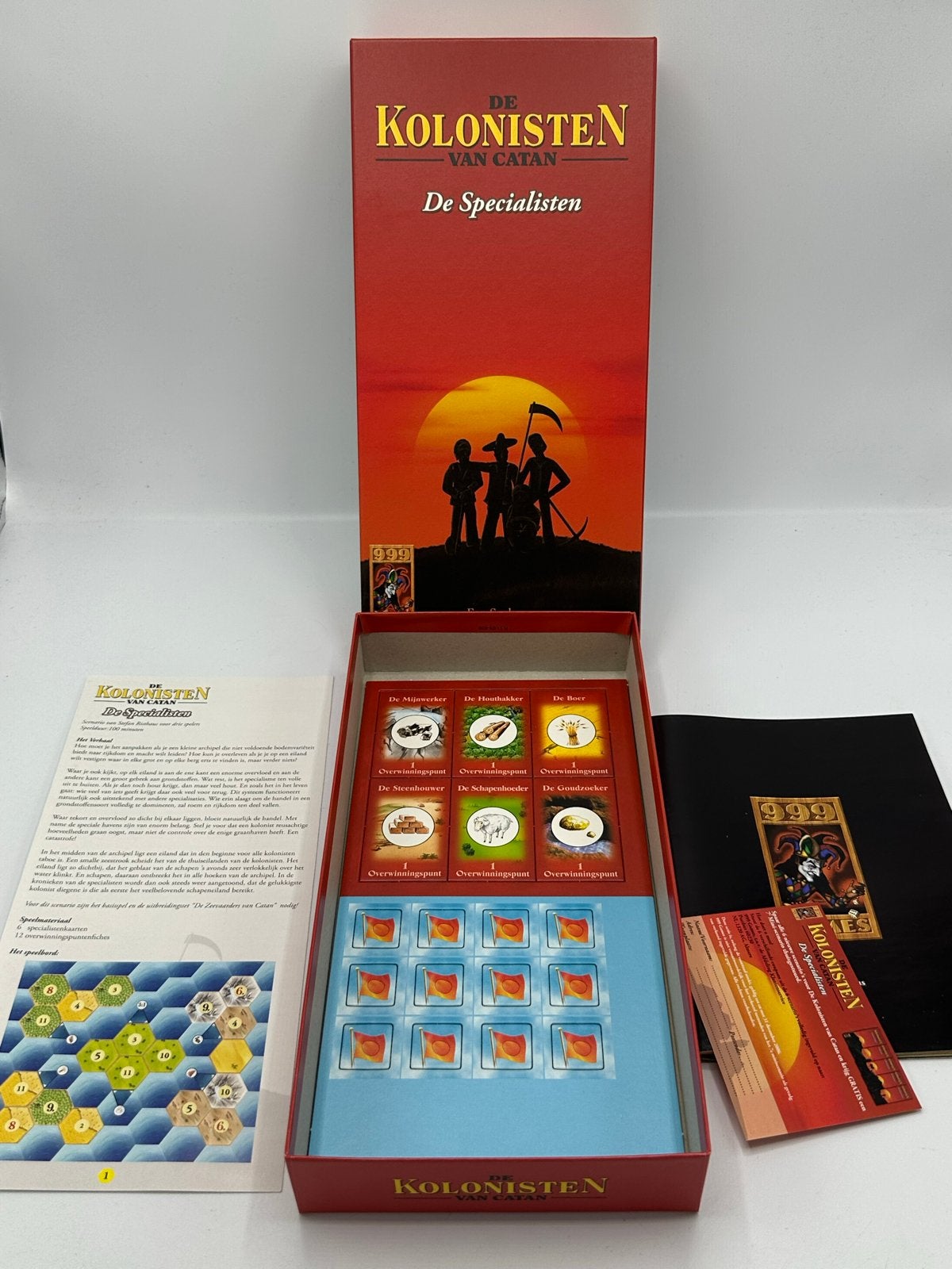 Kolonisten van Catan: De Specialisten Uitbreiding, Drie of vier spelers, Ophalen, Zo goed als nieuw