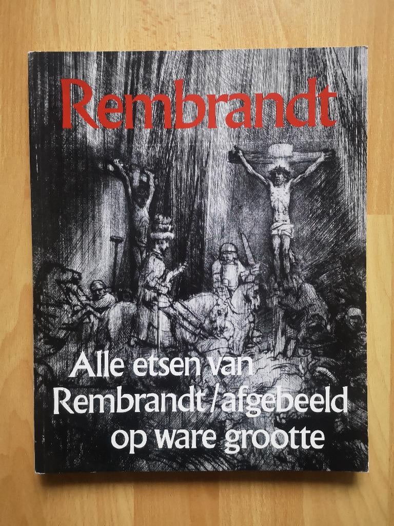 Boek: Alle etsen van Rembrandt op ware grootte, Ophalen of Verzenden, Zo goed als nieuw, Schilder- en Tekenkunst