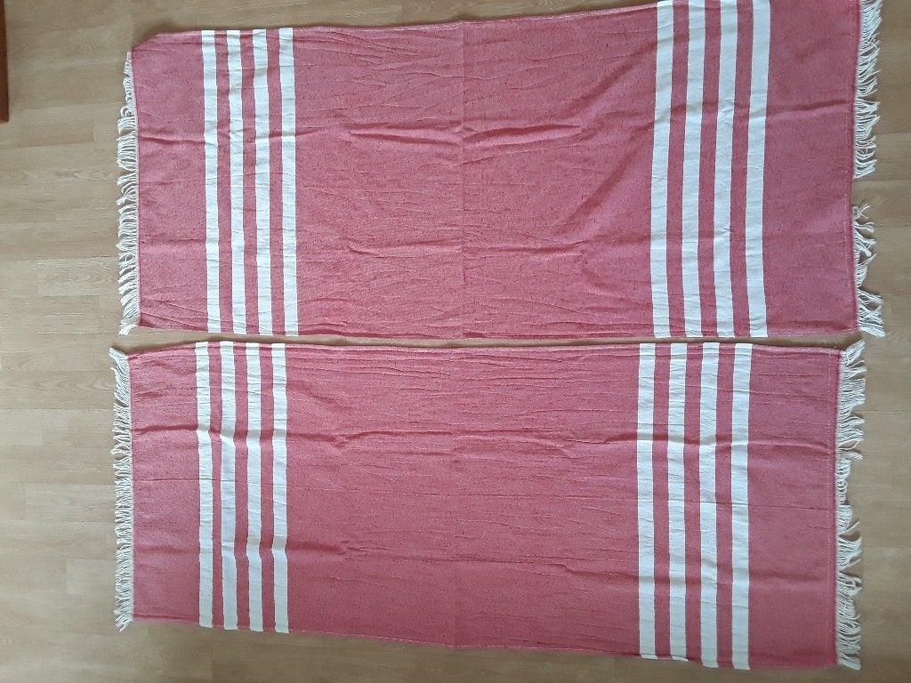 2 hamamdoeken, Ophalen of Verzenden, Nieuw, Rood, Overige typen