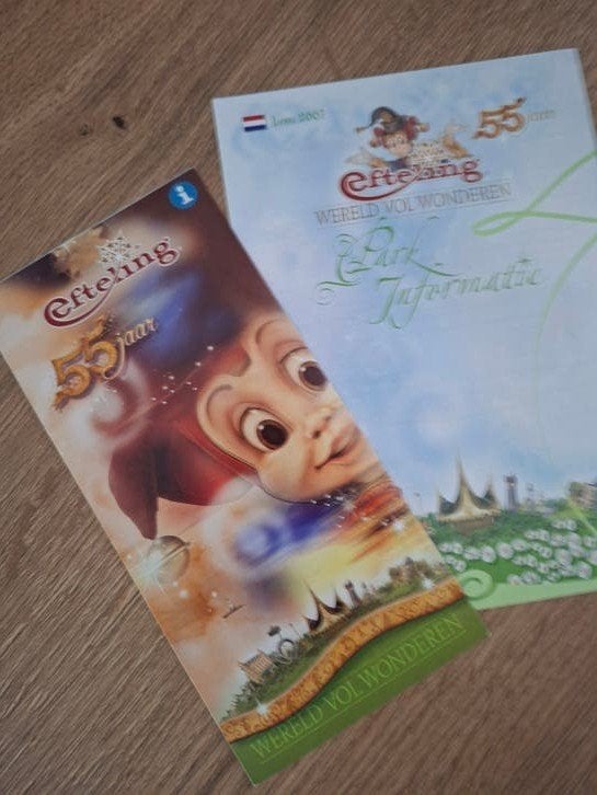 Efteling 55 jaar programmaboekje 2007 - Wereld vol Wonderen, Verzamelen, Efteling, Ophalen of Verzenden